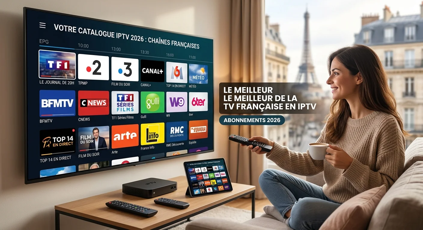 Chaînes françaises en IPTV — catalogue de chaînes en direct, replay et VOD en 4K