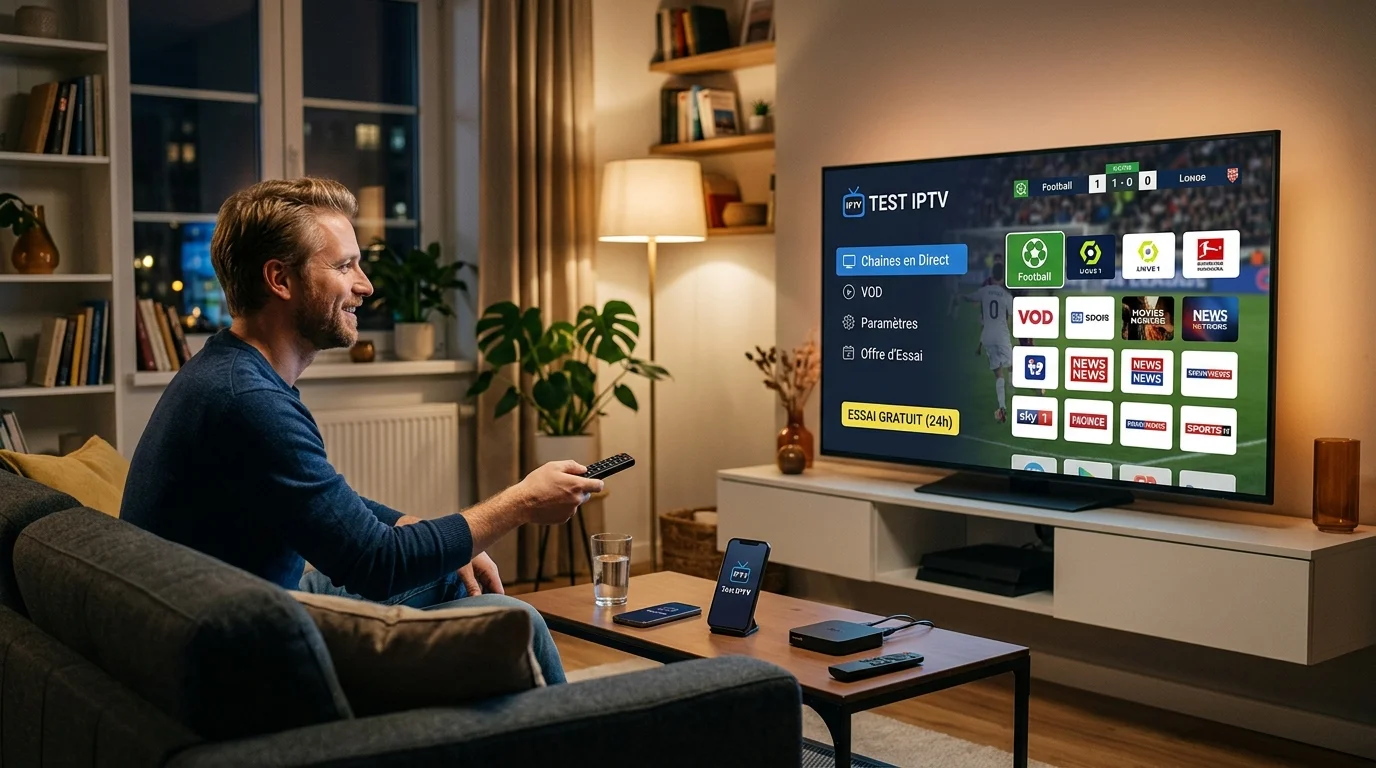 Test IPTV — essayer un abonnement IPTV en conditions réelles avant de s'engager